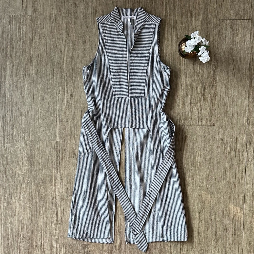 BCBG Striped Kimono / Vest